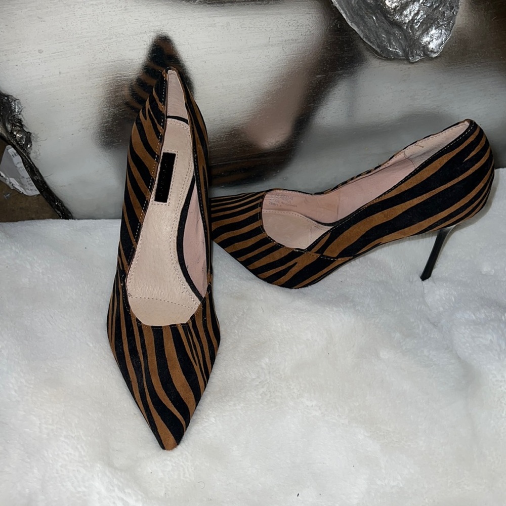 Top shop zebra heels